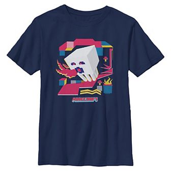 Boys 8-20 Minecraft Ghast Fire Graphic Tee