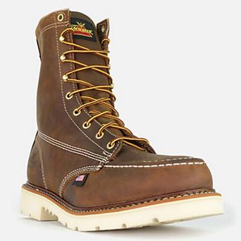 Men's American Heritage 8 Inch Crazyhorse Safety Toe Moc Toe Maxwear90