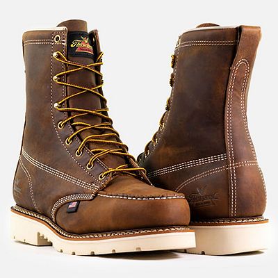 Men's Thorogood American Heritage 8 Inch Crazyhorse Safety Toe Moc