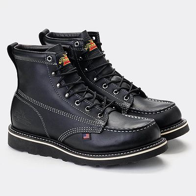Men's American Heritage Mid Night Series 6 Inch Black Moc Toe
