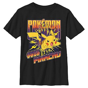 Boys 8-20 Pokémon Pikachu Lightning Attack Graphic Tee