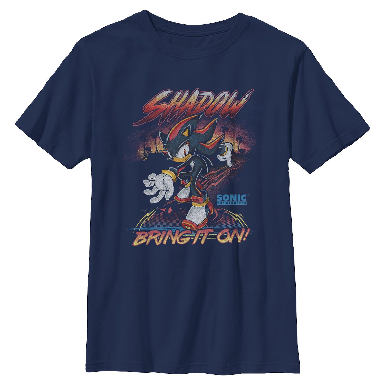 thumbnail image 2 of Sonic The Hedgehog Deadstock Shadow T-Shirt – Sega Knuckles Graphic, Men's L White 2 of 2