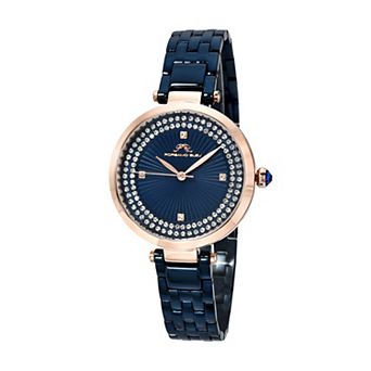 Porsamo Bleu Women's Stainless Steel Blue Dial Bracelet Watch