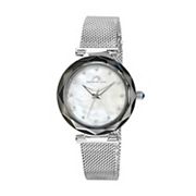Bulova Womens Crystal Accent Silver Tone Stainless Steel Bracelet Watch 96l297 V-330996101_0_160.jpg?pristine  main image 2