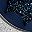 Silver Tone Blue