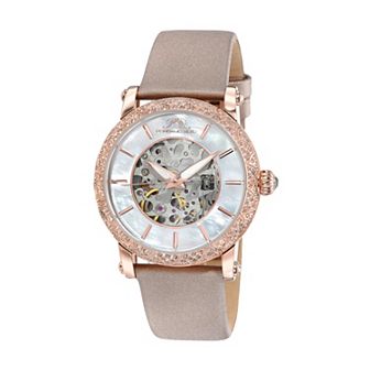 Porsamo Bleu Women's Automatic Genuine Leather Strap Watch