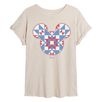 Juniors' Disney's Minnie Mouse Oversized Tee
