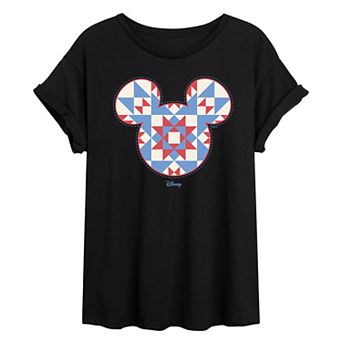 Juniors' Disney's Minnie Mouse Oversized Tee