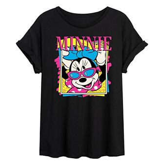 Juniors' Disney's Minnie Mouse Vintage Oversized Tee