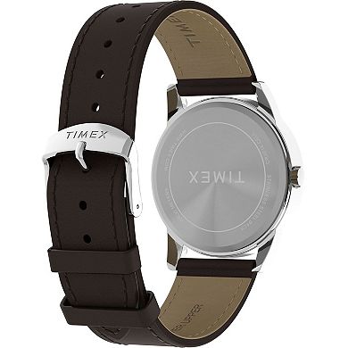 Timex® Men's Easy Reader® Leather Strap Watch - TW2Y12600