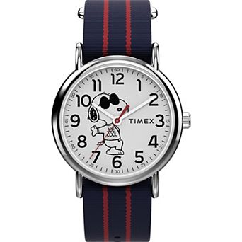 Timex® x Peanuts Weekender Juniors Joe Cool Fabric Strap Watch - TW2Y31100