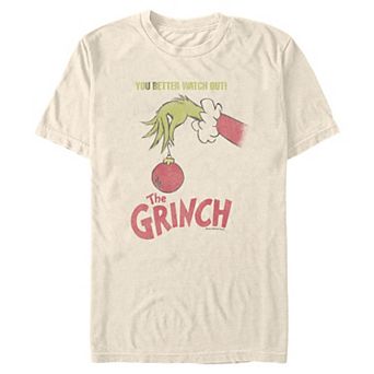 Men's Dr. Seuss The Grinch You Better Watch Out Graphic Tee