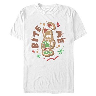 Men's The Simpsons Bart Cookie Graphic Tee