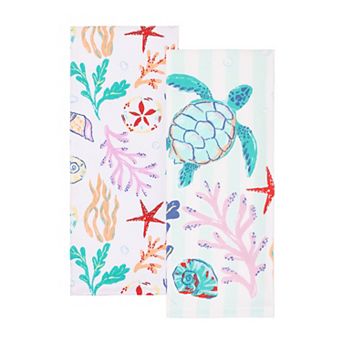 Celebrate Together™ Summer 2 pk Sea Turtle Kitchen Towels