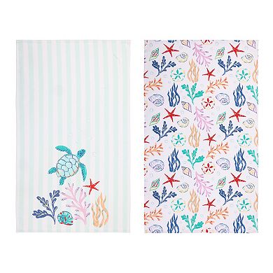 Celebrate Together™ Summer 2-pk. Sea Turtle Kitchen Towels