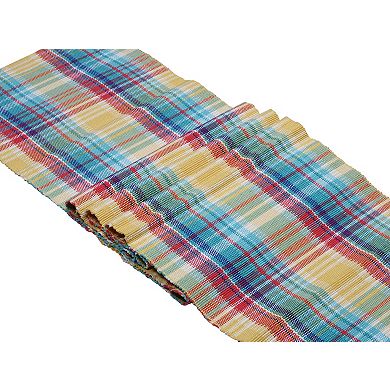 Celebrate Together™ Summer Plaid Woven Table Runner