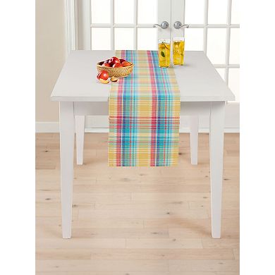 Celebrate Together™ Summer Plaid Woven Table Runner