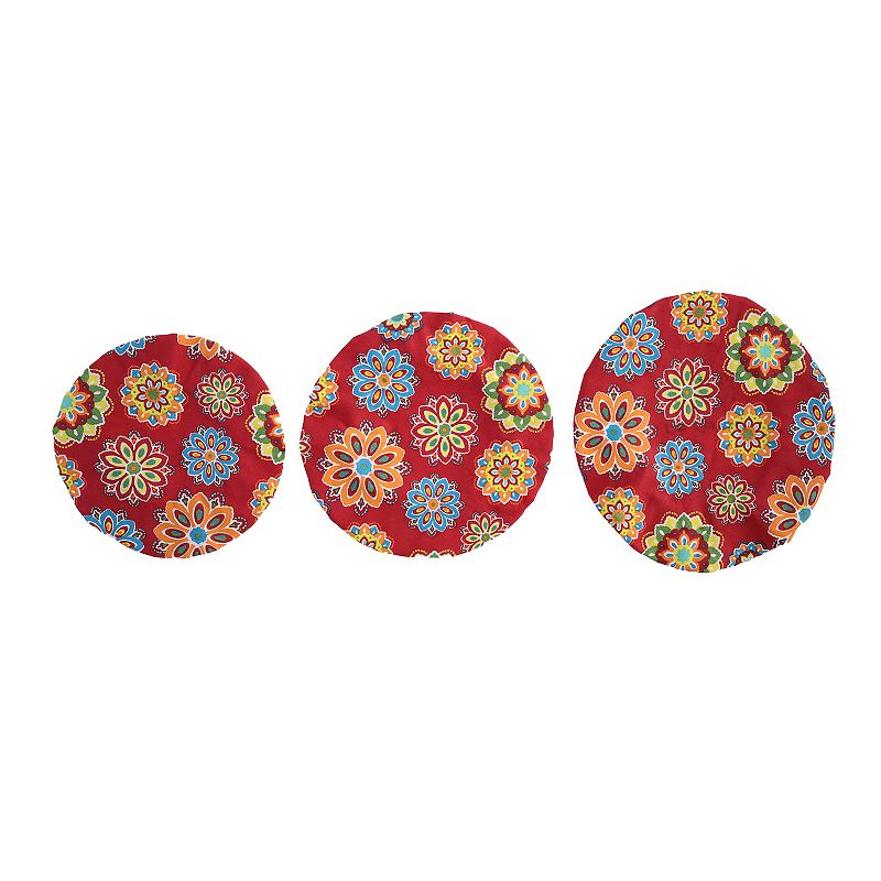 Celebrate Together™ Summer 3-Pack Party Time Bowl Cover Set, Red