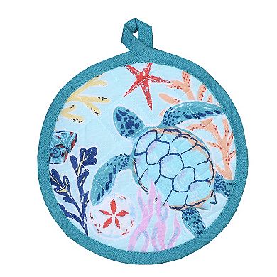 Celebrate Together™ Summer 2-pc. Sea Life Oven Mitt & Pot Holder Set