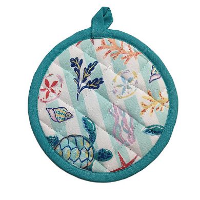 Celebrate Together™ Summer 2-pc. Sea Life Oven Mitt & Pot Holder Set