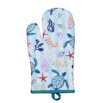 Celebrate Together™ Summer 2-pc. Sea Life Oven Mitt & Pot Holder Set