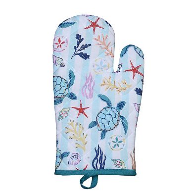 Celebrate Together™ Summer 2-pc. Sea Life Oven Mitt & Pot Holder Set