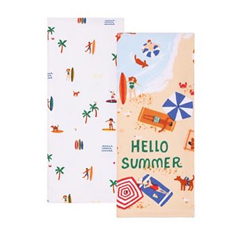 Celebrate Together™ Summer 2 pk Hello Summer Kitchen Towels