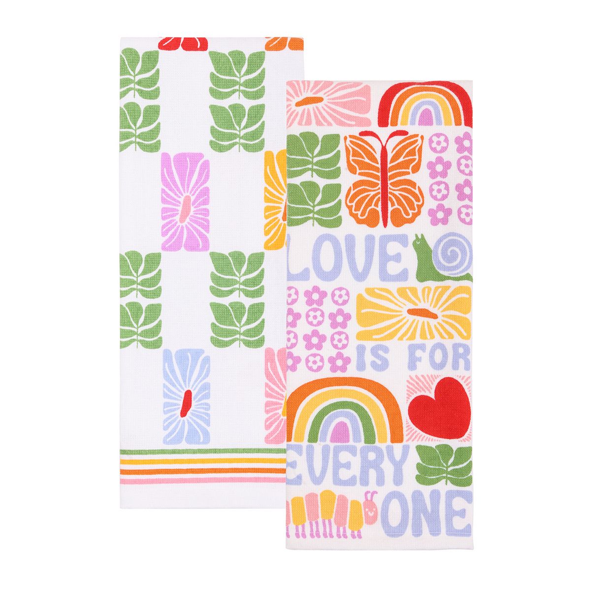 Celebrate Together™ Summer 2-pk. Colorful Pattern Kitchen Towels