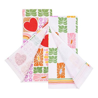 Celebrate Together™ Summer 2-pk. Colorful Pattern Kitchen Towels