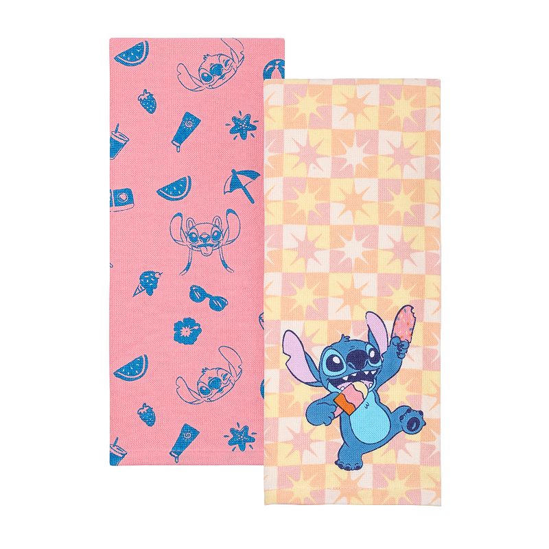 Celebrate Together™ Summer 2-pk. Stitch Kitchen Towels, Pink