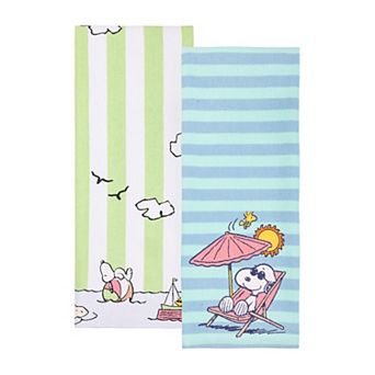 Celebrate Together™ Summer 2 pk Snoopy Kitchen Towels
