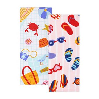Celebrate Together™ Summer 2 pk Flip Flops Kitchen Towels