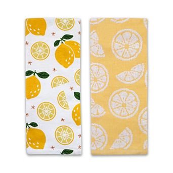 Celebrate Together™ Summer 2-Pack Lemon Terry Loop Kitchen Towels
