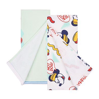 Celebrate Together™ Summer 2-Pack Mickey Hot Dogs Kitchen Towels