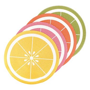 Celebrate Together™ Summer 4-Pack Fruit Slice Embroidered Placemats