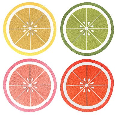 Celebrate Together™ Summer 4-Pack Fruit Slice Embroidered Placemats
