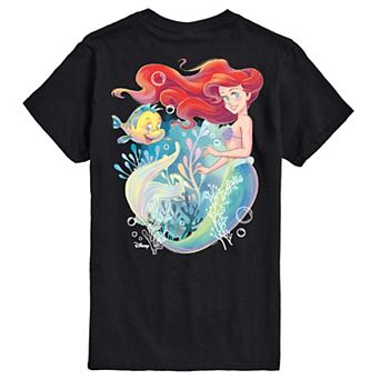 Big & Tall Disney's Ariel & Flounder Graphic Tee