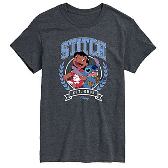 Big & Tall Disney's Lilo & Stitch Collegiate Est. 2002 Graphic Tee
