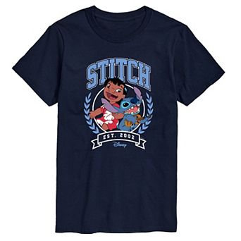 Big & Tall Disney's Lilo & Stitch Collegiate Est. 2002 Graphic Tee