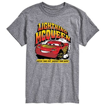 Big & Tall Disney / Pixar's Cars Lightning McQueen Retro Graphic Tee