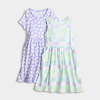 Girls 4-12 Jumping Beans® 2 pc Flutter Sleeve Dress Set