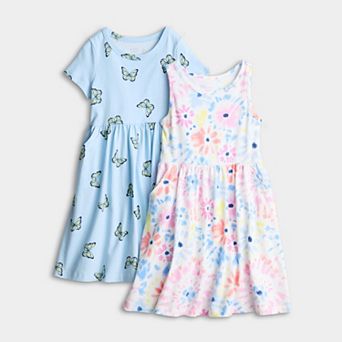 Girls 4-12 Jumping Beans® 2 pc Flutter Sleeve Dress Set