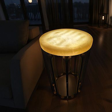 Carolina Chair & Table Luminous Glow Resin End Table