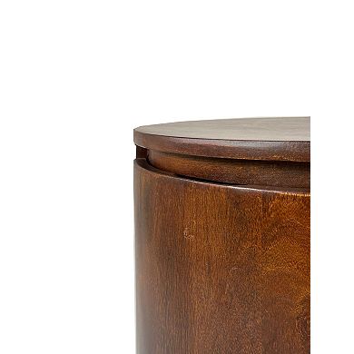 Carolina Chair & Table Kingston 2-Drawer Round Nightstand