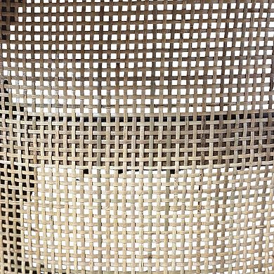 Carolina Chair & Table Cane Drum Base Round Coffee Table