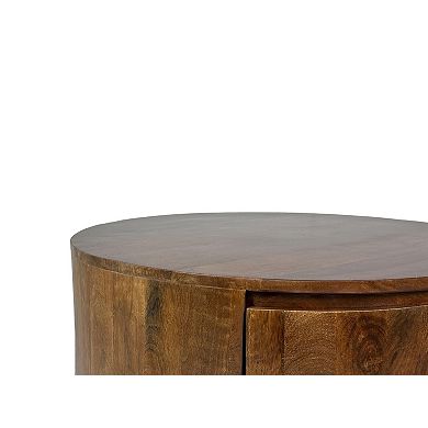 Carolina Chair & Table 2-Drawer Round Coffee Table