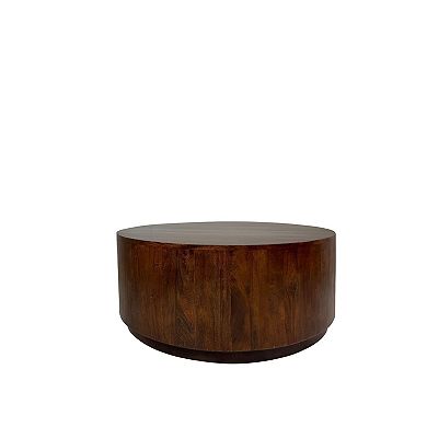 Carolina Chair & Table Krissa Mango Wood Round Coffee Table