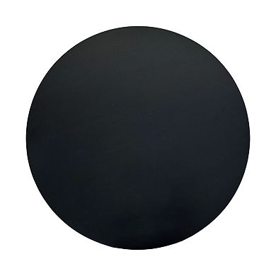 Carolina Chair & Table Brass Groove Wood Top Round Coffee Table