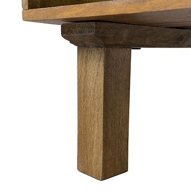 Carolina Chair & Table Dual-Compartment Wood Coffee Table