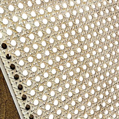 Carolina Chair & Table Chesterfield Wood & Cane Coffee Table